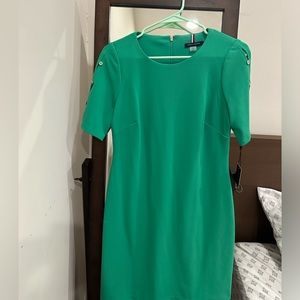 Tommy hilfiger women green dress